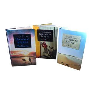 Nicholas Sparks Hardcover Book Set Of 3: The Guardian Safe Haven The Last Song